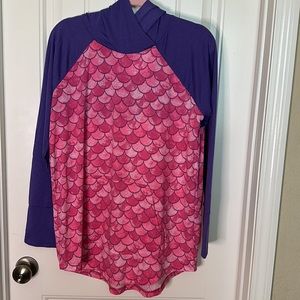 NWT Lularoe Amber Hoodie Sz L